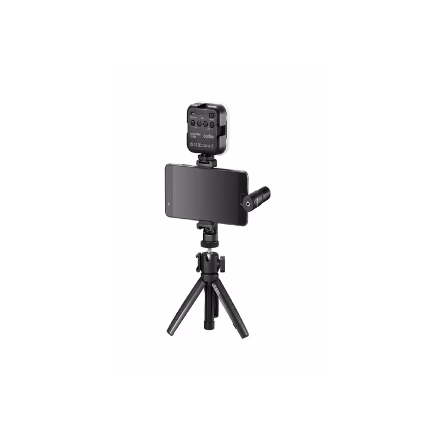 Godox Vlogging Kit (LED Video Light; 3.5mm) 