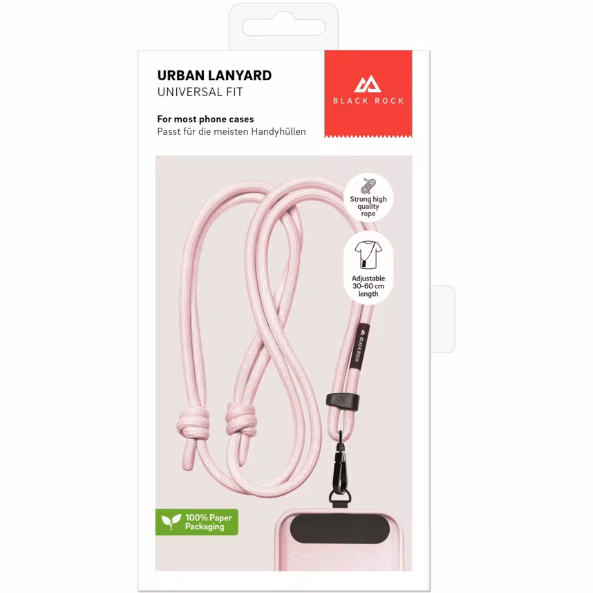 Hama Universal Lanyard für Smartphones Hellrosa