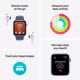 Apple Watch SE LTE 44mm starlight Alu Case + Band S/M