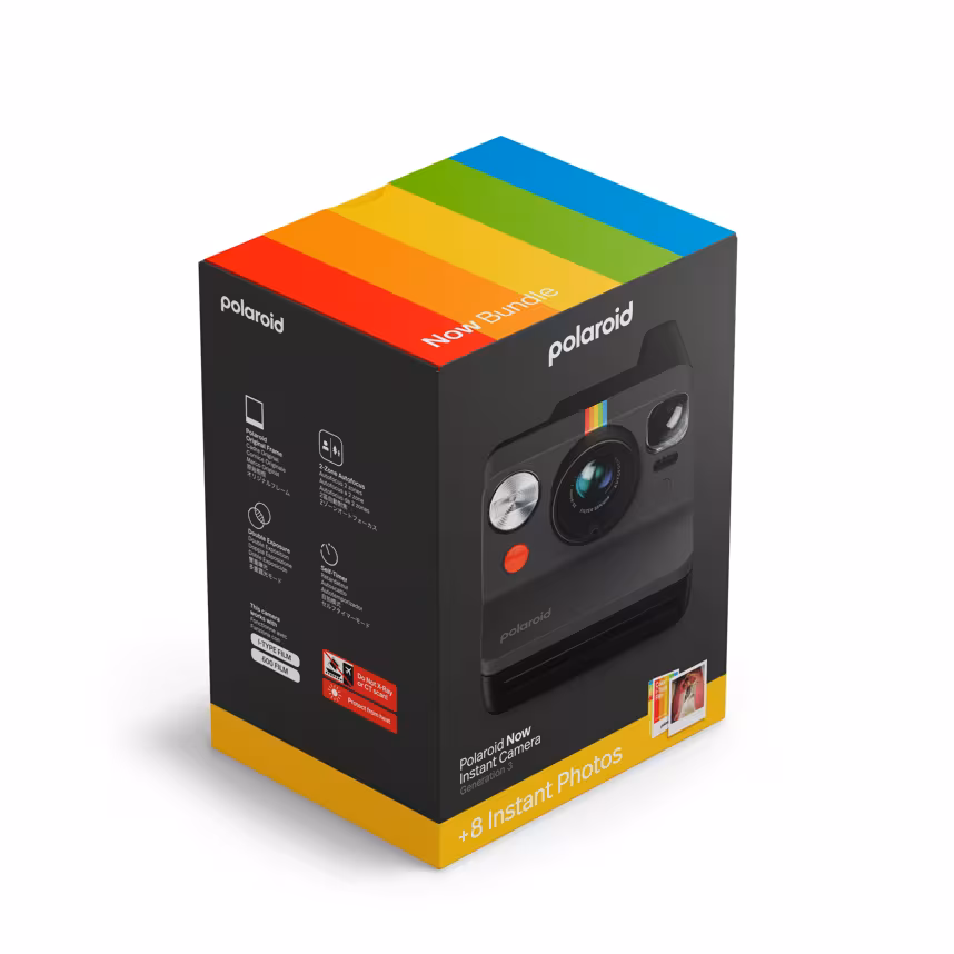 Polaroid Now Gen. 3 Everything Box schwarz