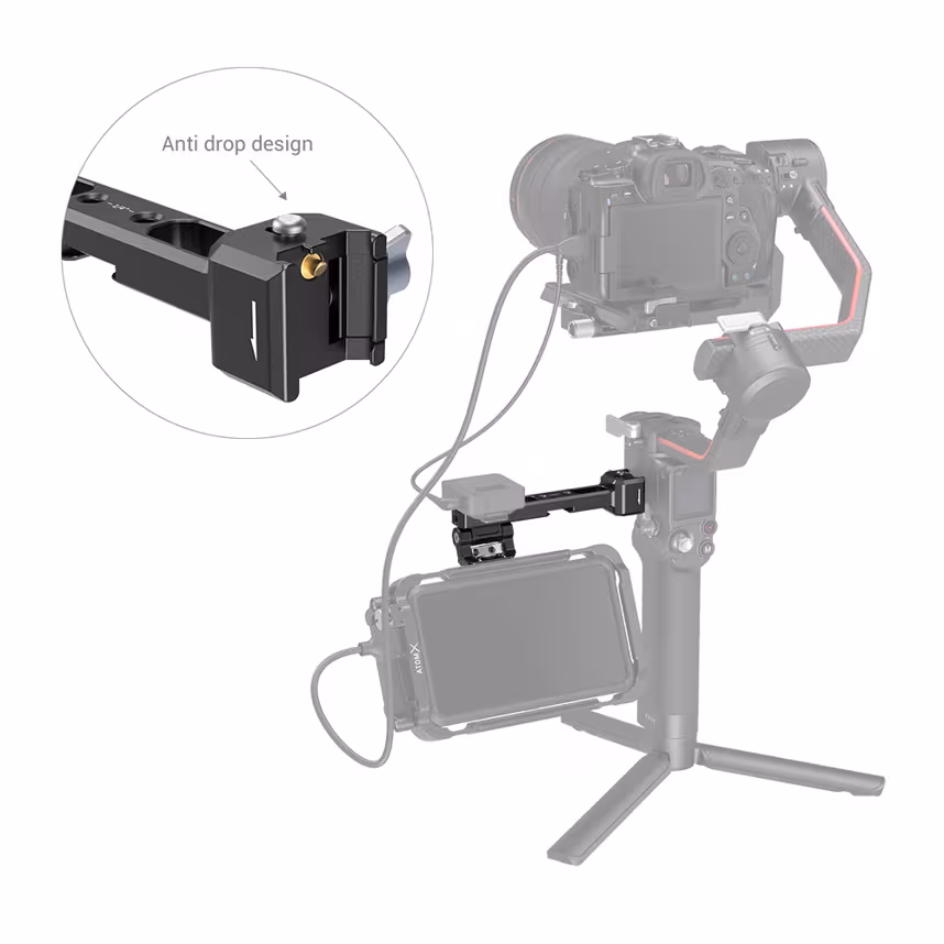 SmallRig Monitorhalterung mit NATO-Klemme für DJI RS 2