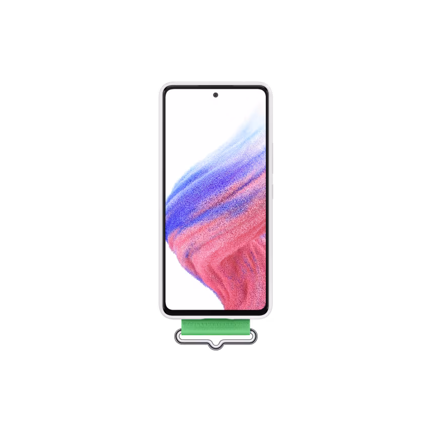 Samsung Original Back Cover Silikon mit Strap Galaxy A53 5G