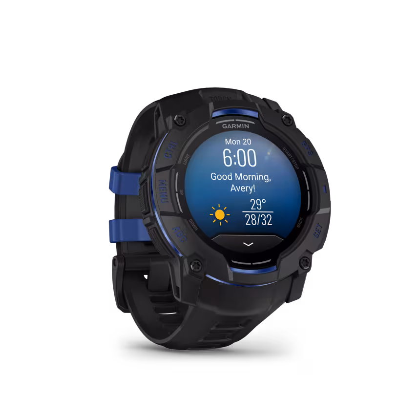 Garmin Instinct 3 AMOLED Supernova Edition 50 mm Schwarz