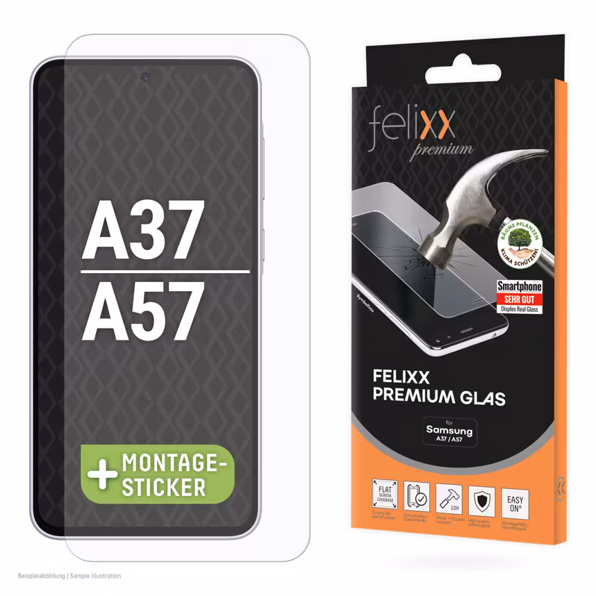 Felixx Glas Case friendly Samsung Galaxy A37/A57