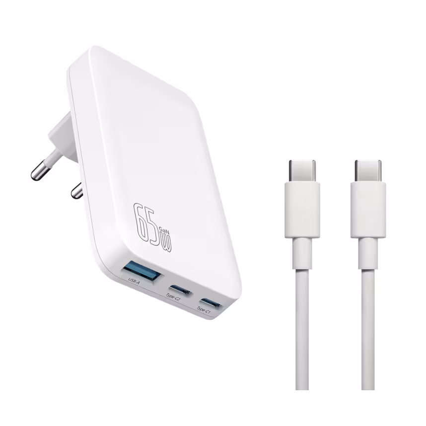 Felixx Premium Reiselader 65W USB-C/USB-A inkl. Kabel