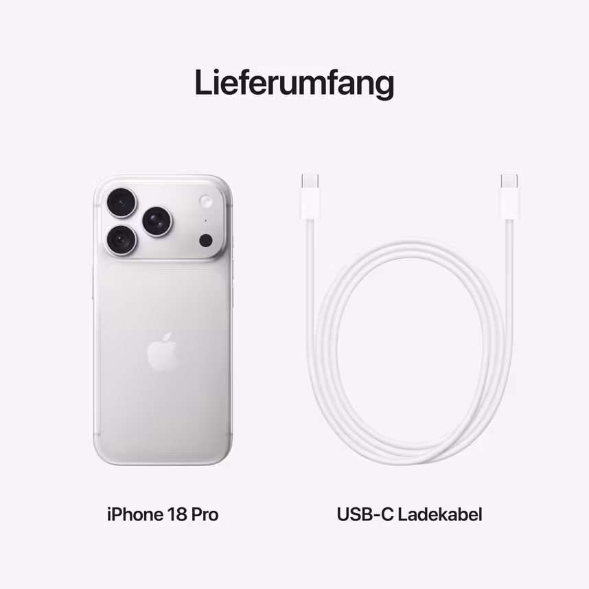 Apple iPhone 18 Pro 512GB Silber