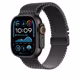 Apple Watch 49mm Milanaise Band M titan schwarz 