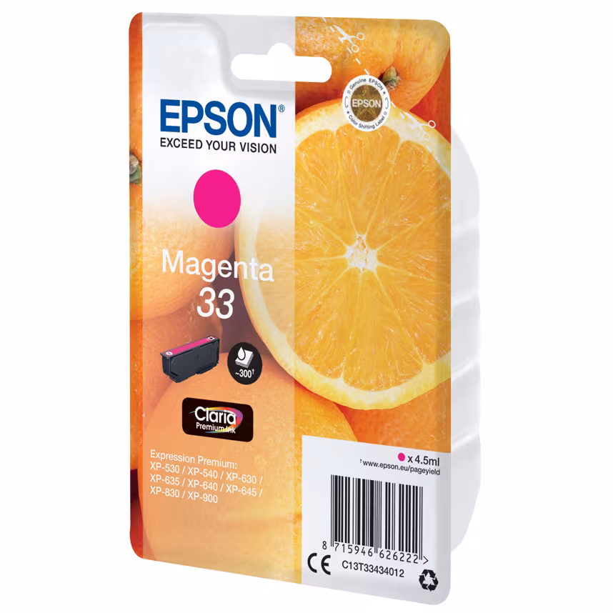 Epson 33 T3343 Tinte Magenta 4,5ml