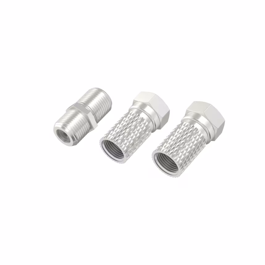 Hama 205203 SAT-Adapter-Set F-Stecker F-Kupplung