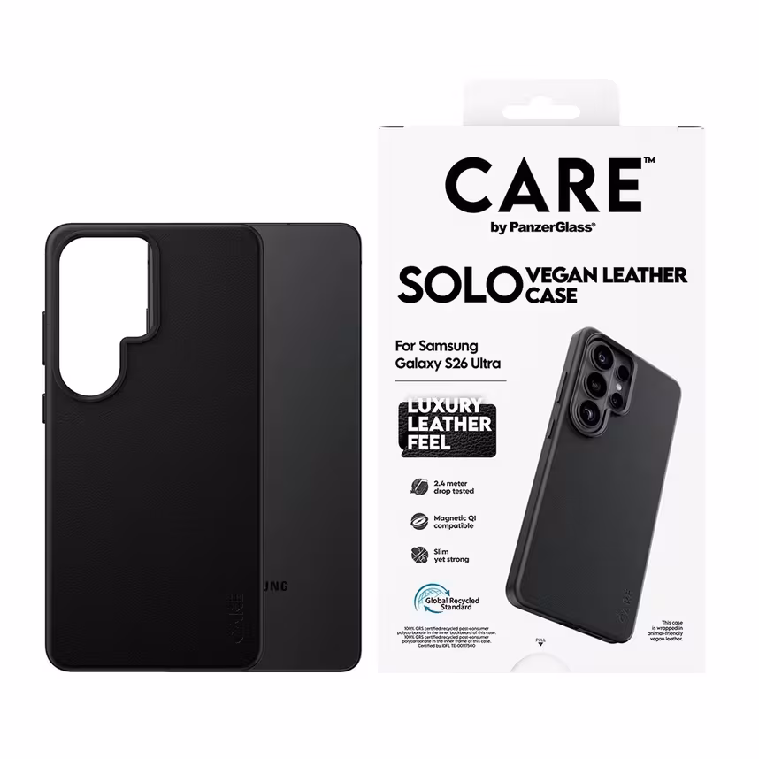PanzerGlass Care SOLO Case Samsung Galaxy S26 Ultra Black