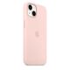 Apple iPhone 13 Silikon Case mit MagSafe kalkrosa