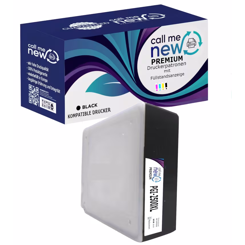 CMN Premium aufber.Tintenpatrone für Canon PGI-2500XL schwar