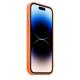 Apple iPhone 14 Pro Leder Case mit MagSafe orange