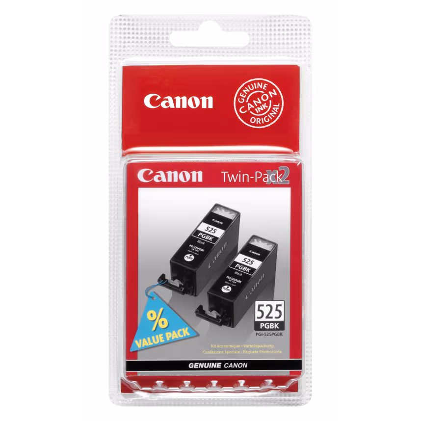 Canon PGI-525PGBK Tinte 2er Pack black