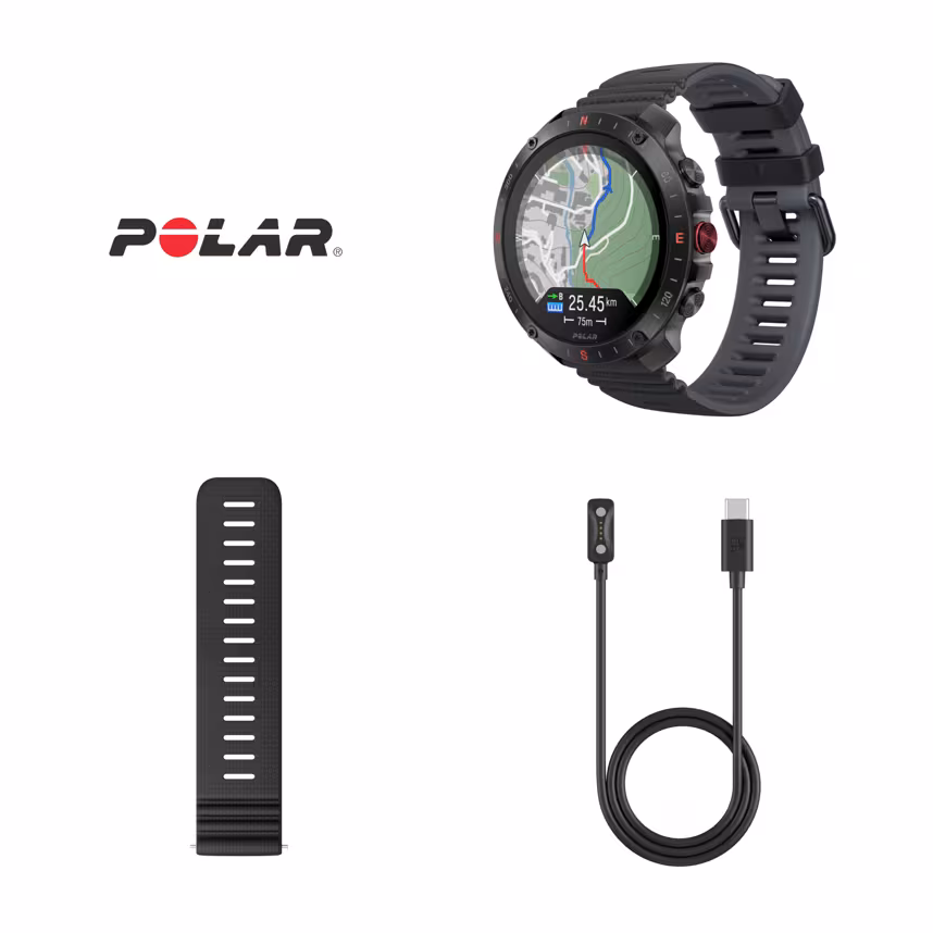 Polar Grit X2 Pro schwarz S/L HR