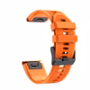 Mika Uhrenarmband Garmin Quick Silikon 26mm orange