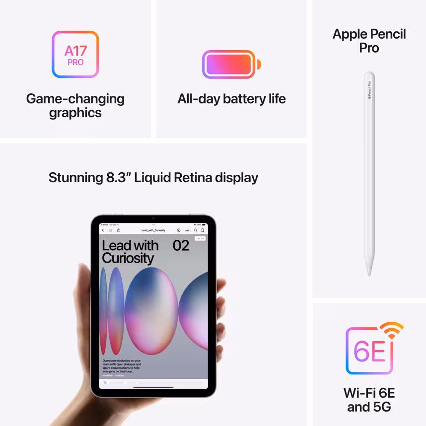 Apple iPad Mini LTE 8,3" 256GB violett 7. Gen