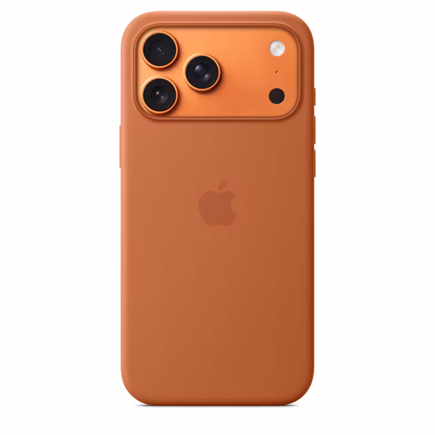 Apple iPhone 17 Pro Max Silicone Case mit MagSafe Terracotta
