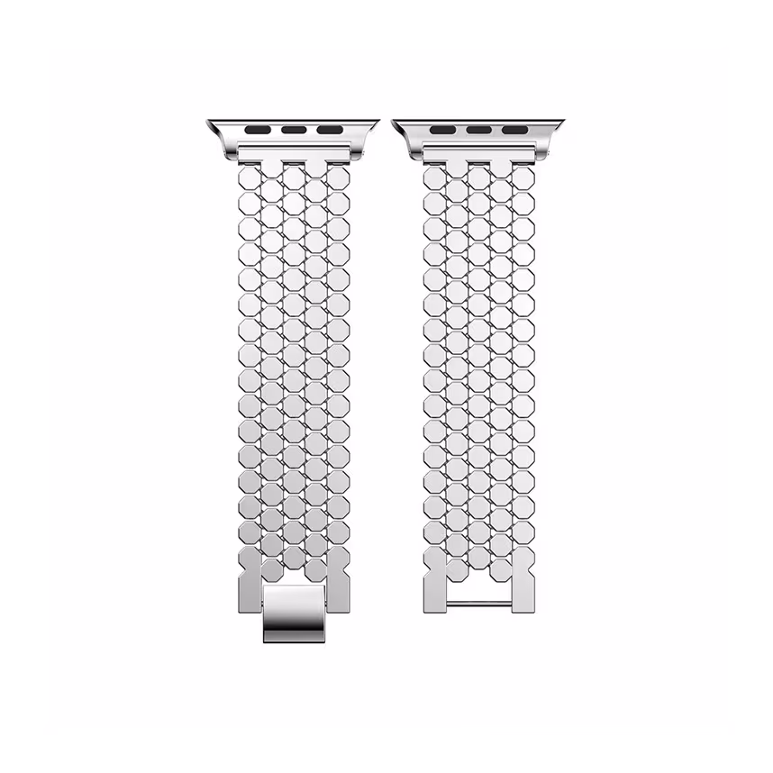 Mika Uhrenarmband Apple 38/40mm Alu silber