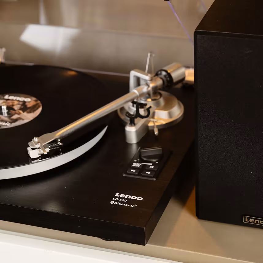 Lenco LS-500BK - Bluetooth Plattenspieler Schwarz
