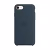 Apple iPhone SE Silikon Back Cover abyssblau
