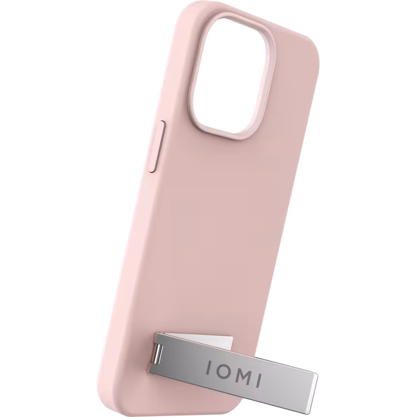 IOMI Backcover Silikon Kickstand Apple iPhone 13 Pro pink