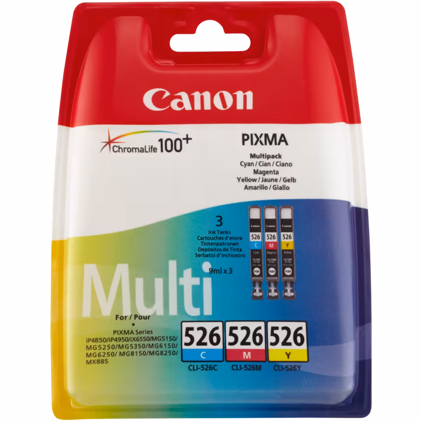 Canon CLI-526CMY Tinte color