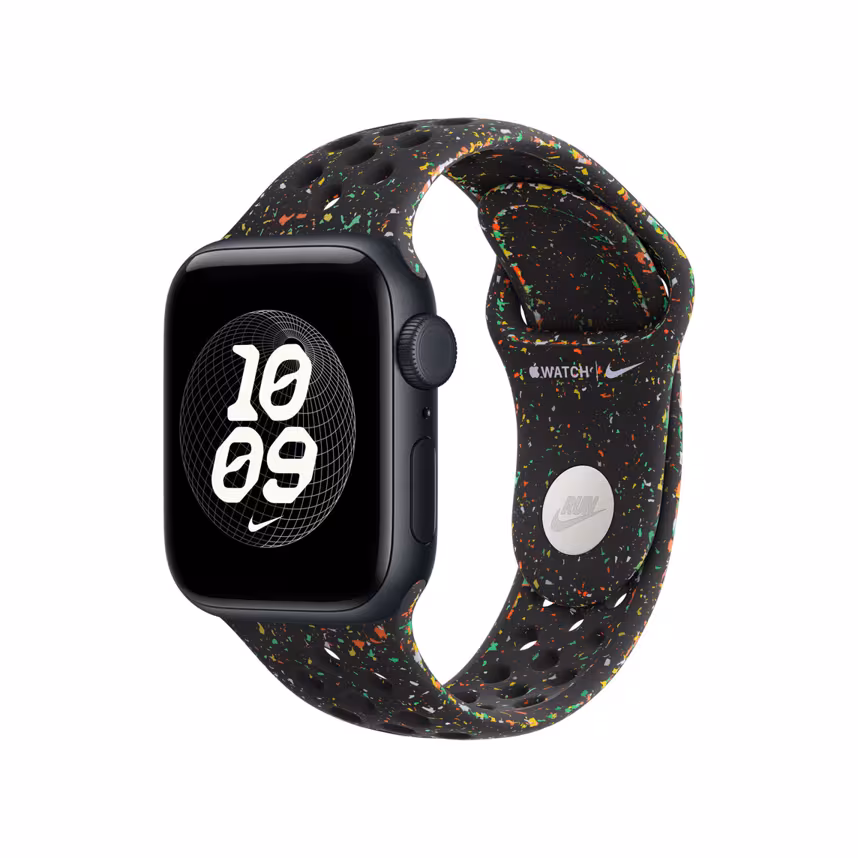 Apple Watch 46mm Midnight Black Nike Sport M/L