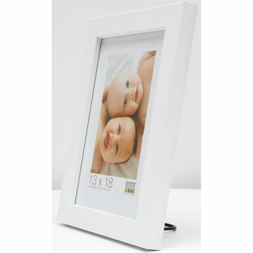 Bilderrahmen Deknudt 15x20cm Holz weiß S45SK1