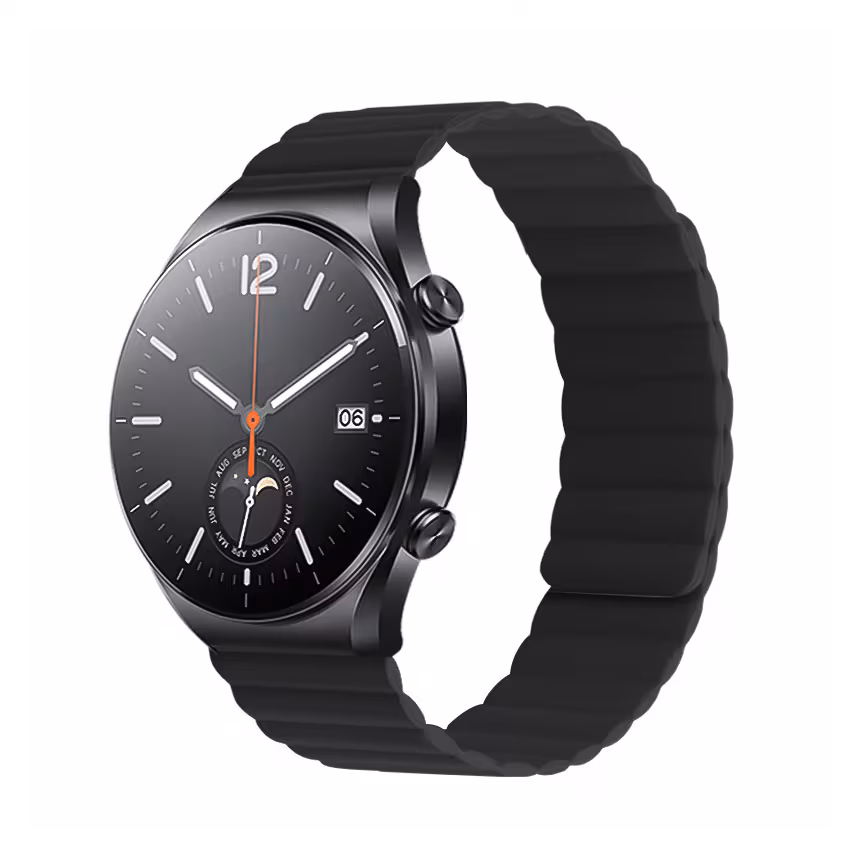Felixx Smartwatcharmband Clas.Magnet Silikon Black-Uni.20mm
