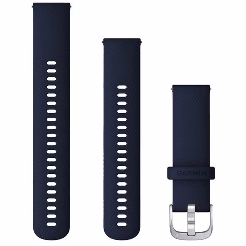 Garmin Schnellwechsel Armband Silikon 22mm Dunkelblau
