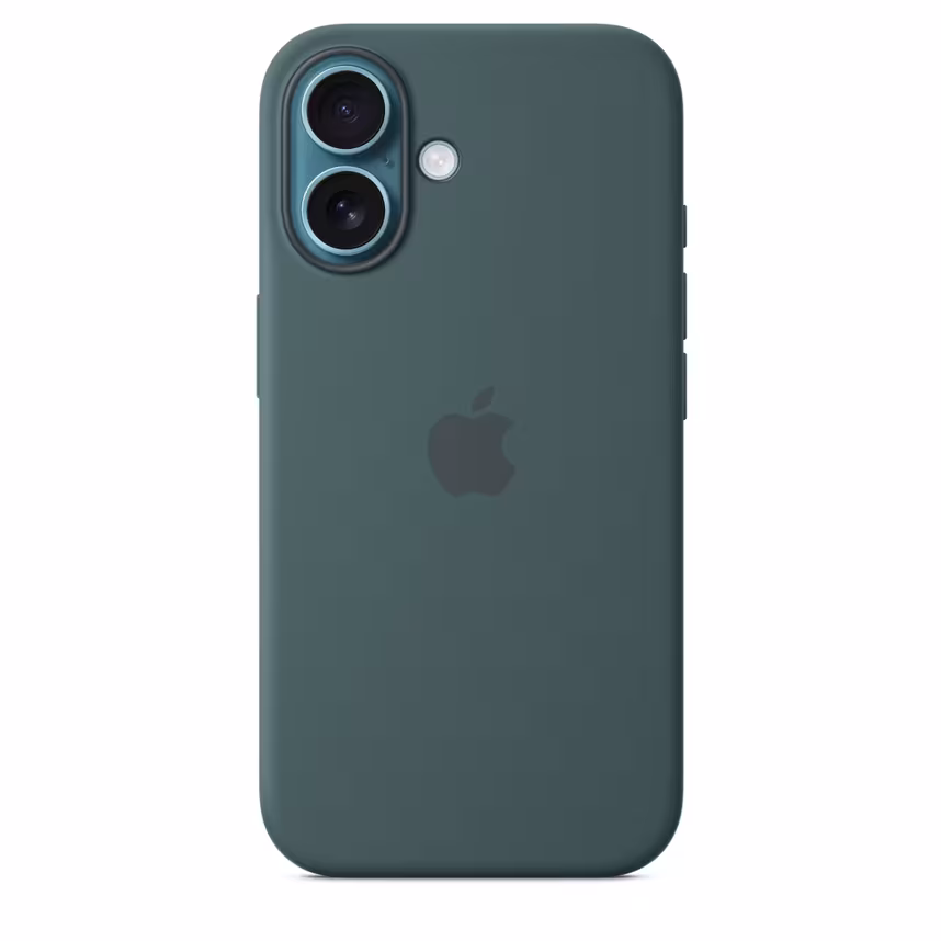  Apple iPhone 16 Silikon Case mit Magsafe lake green 