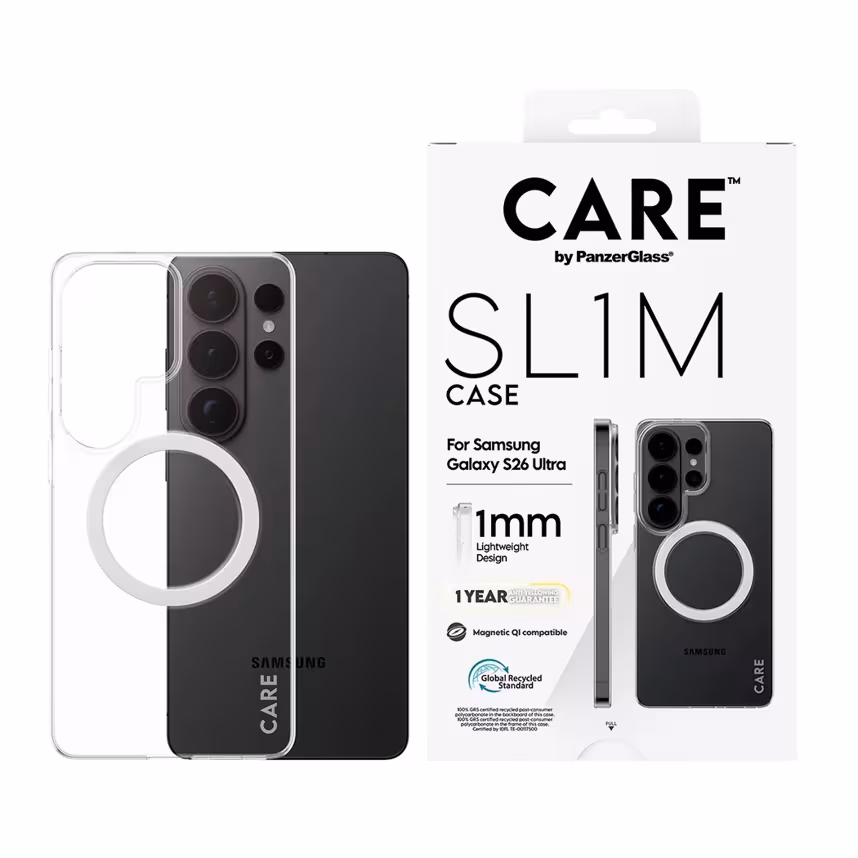 PanzerGlass Care SL1M Case Samsung Galaxy S26 Ultra Clear