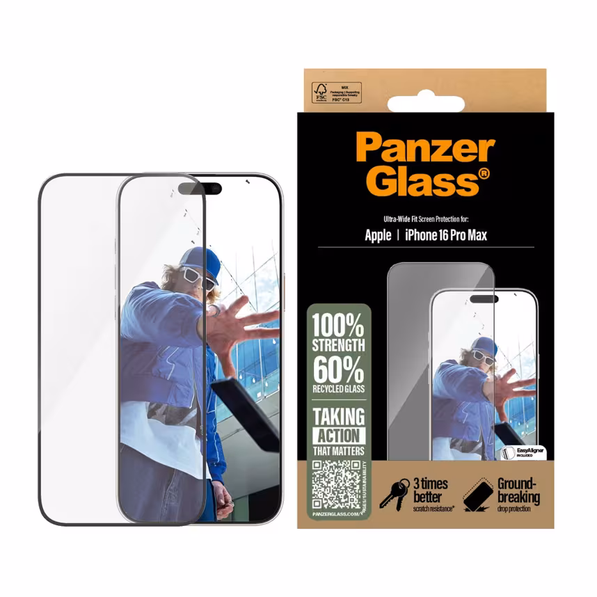 PanzerGlass Schutzglas Apple iPhone 16 Pro Max