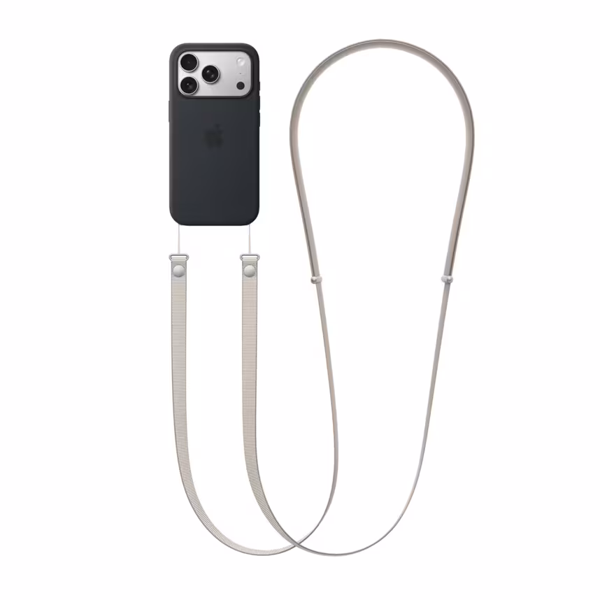 Apple iPhone Crossbody Strap Beige
