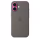  Apple iPhone 16 Silikon Case mit Magsafe stone gray 