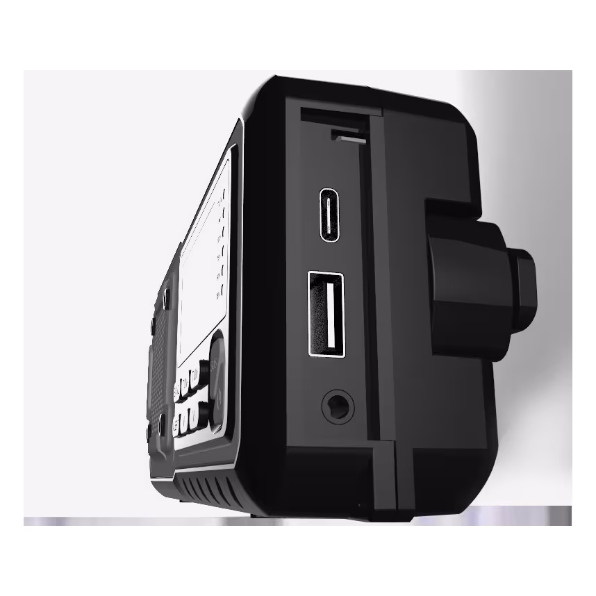 bea-tec Outdoor FM/AM Radio Solar mit LED 4000mAh schwarz