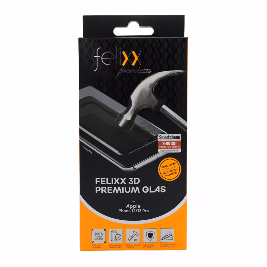 Felixx Glas Full 3D Apple iPhone 12/Pro