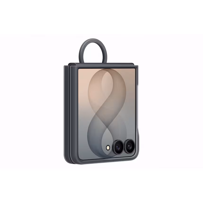 Samsung Silicone Ring Magnet Case Samsung Galaxy Z Flip 8 graphite