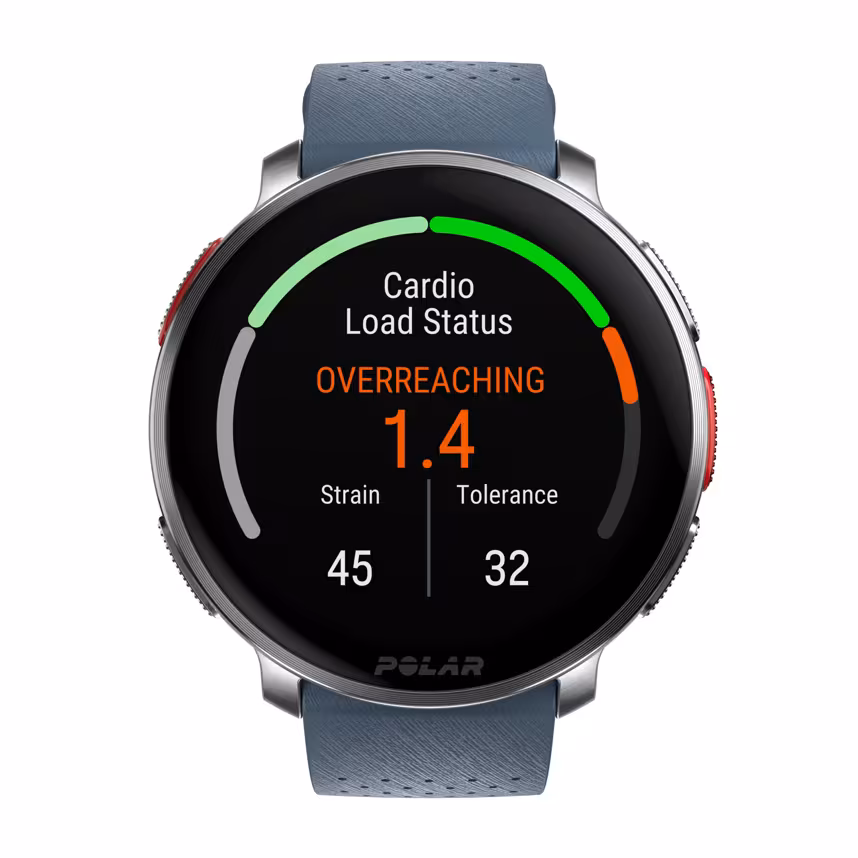 Polar Vantage V3 silver/blue S-L