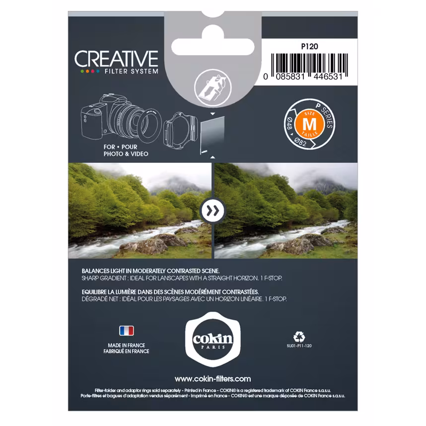 Cokin Z120 Verlauf Grau G1