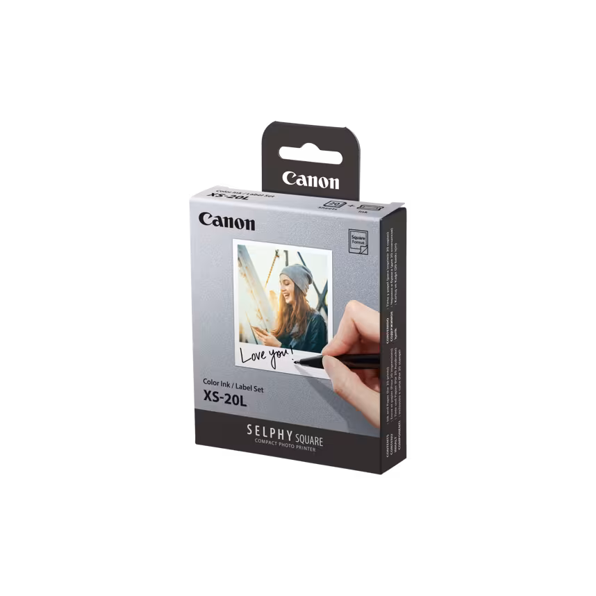 Canon XS-20L Thermopapier mit Kleber&uuml;ckseite f&uuml;r QX-10