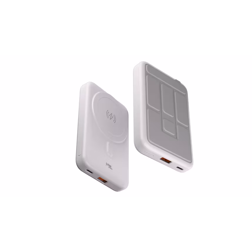 Felixx Premium Powerbank Wireless Charge 10.000 mAh weiß 