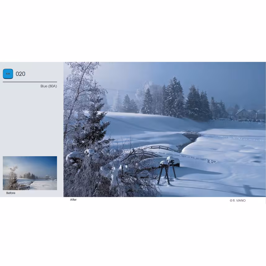 Cokin P020 Konversion Blau 80A