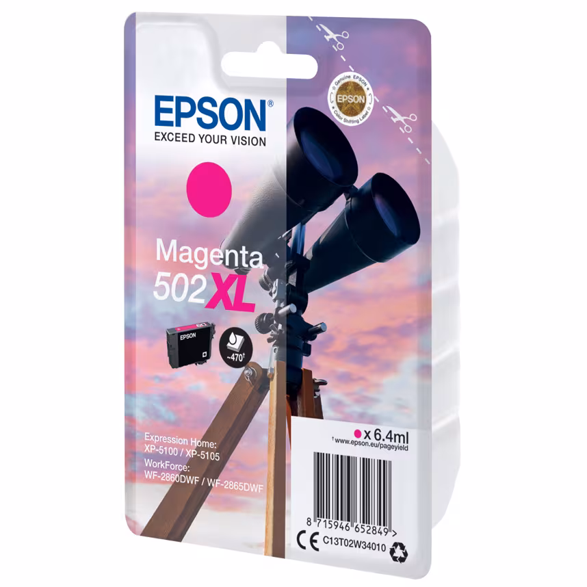 Epson 502XL Tinte Yellow 6,4ml
