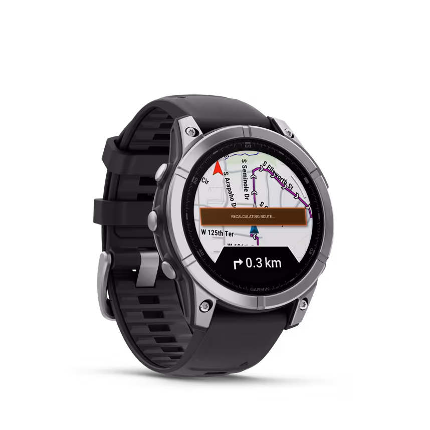 Garmin Fenix E 47mm schwarz/silber