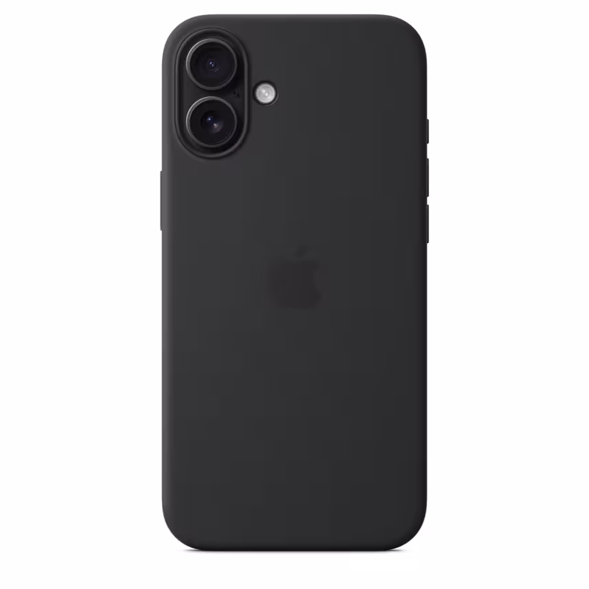  Apple iPhone 16 Plus Silikon Case mit Magsafe black 