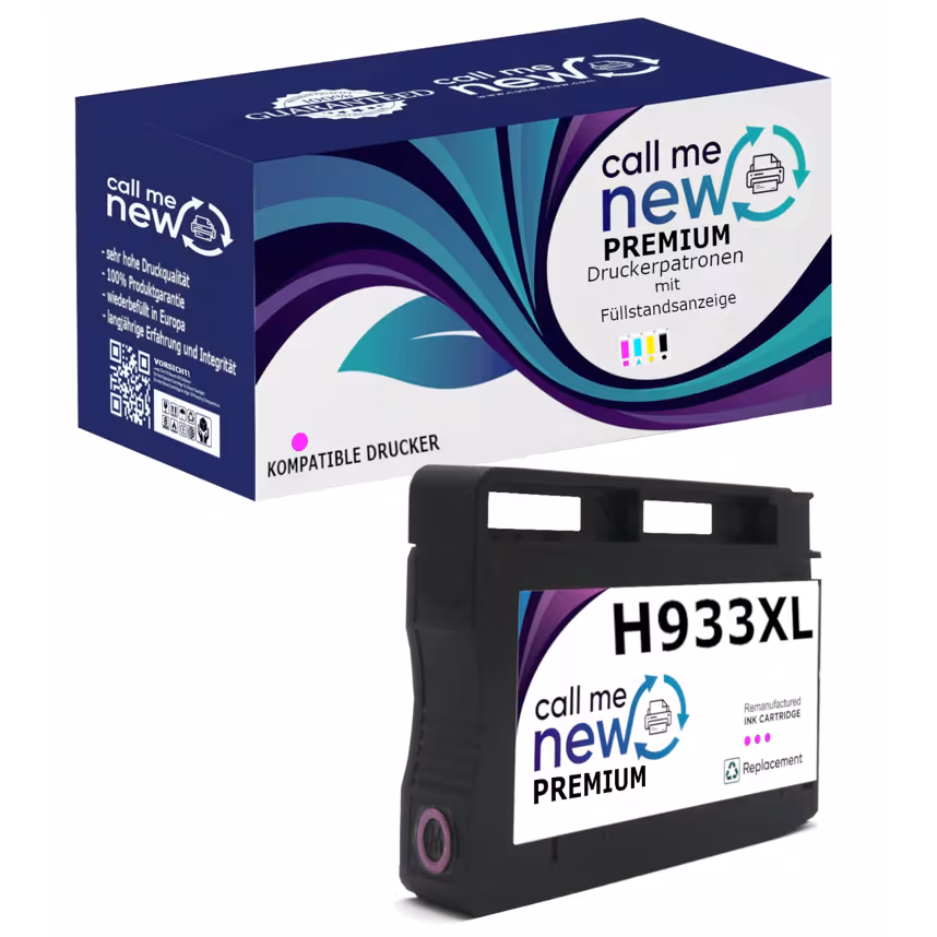 CMN Premium aufber. Tintenpatrone für HP933XL magenta