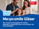 Darstellung von Me:Yo:Smile Brillengläsern bei Kindern.