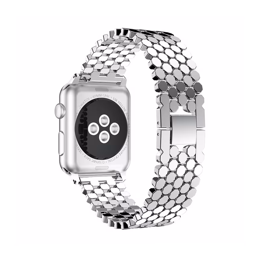 Mika Uhrenarmband Apple 38/40mm Alu silber